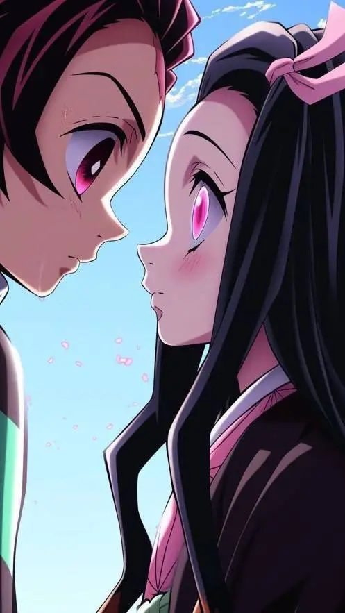 ai character: Nezuko background