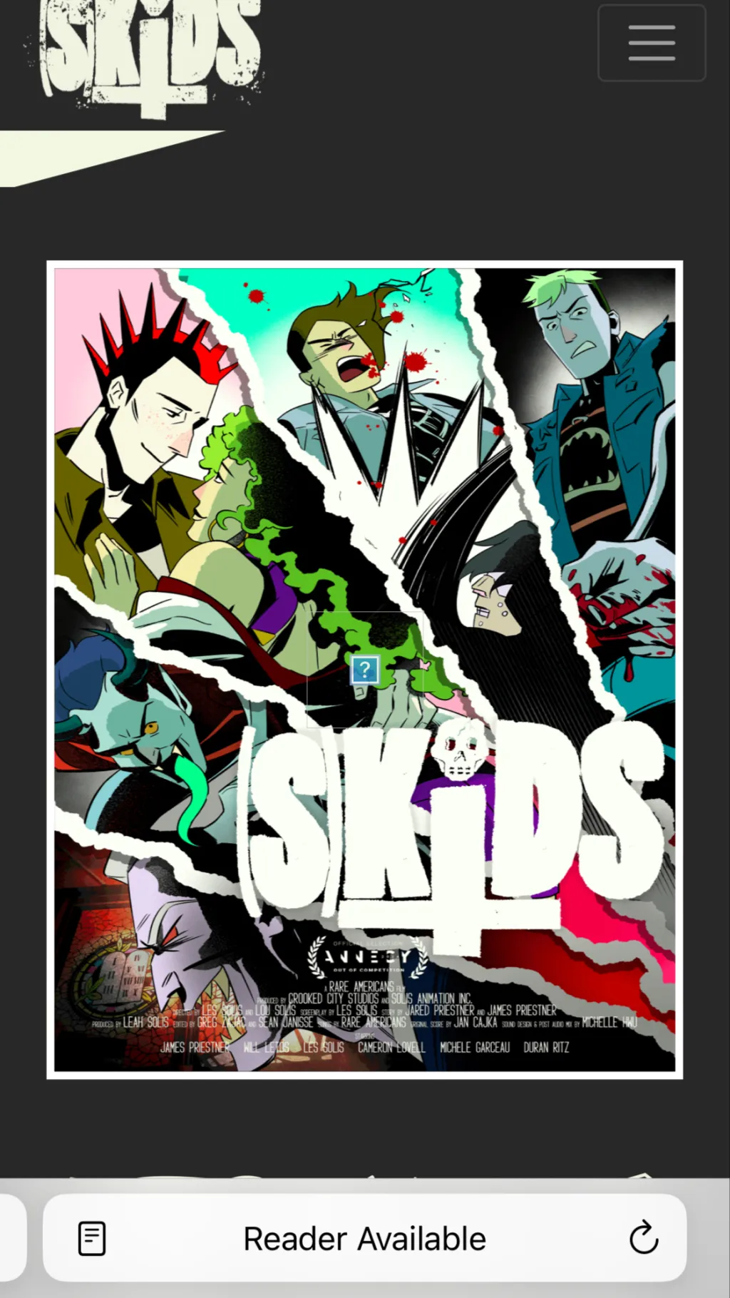 ai character: Skids ￼ background