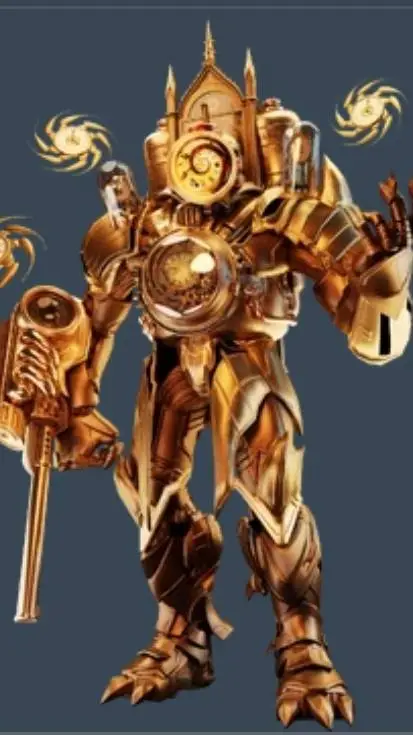 ai character: Titan Clockman background