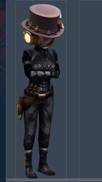 ai character: Clockwoman background