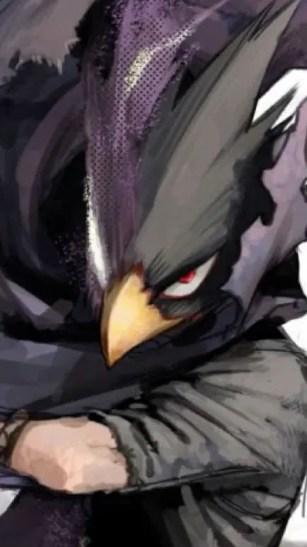 ai character: Tokoyami Fumikage background