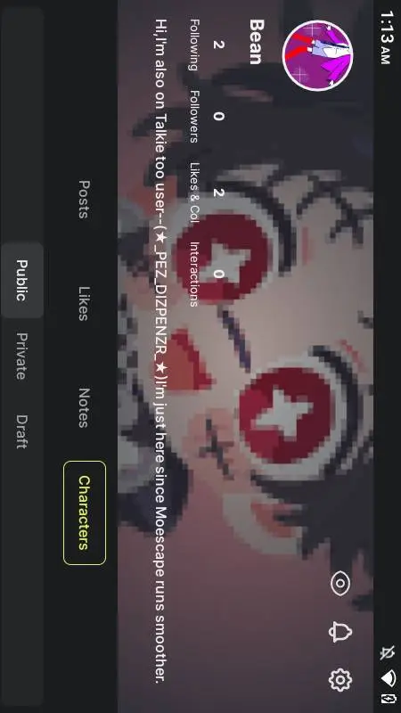 ai character: I'm Truly Sorry.. background