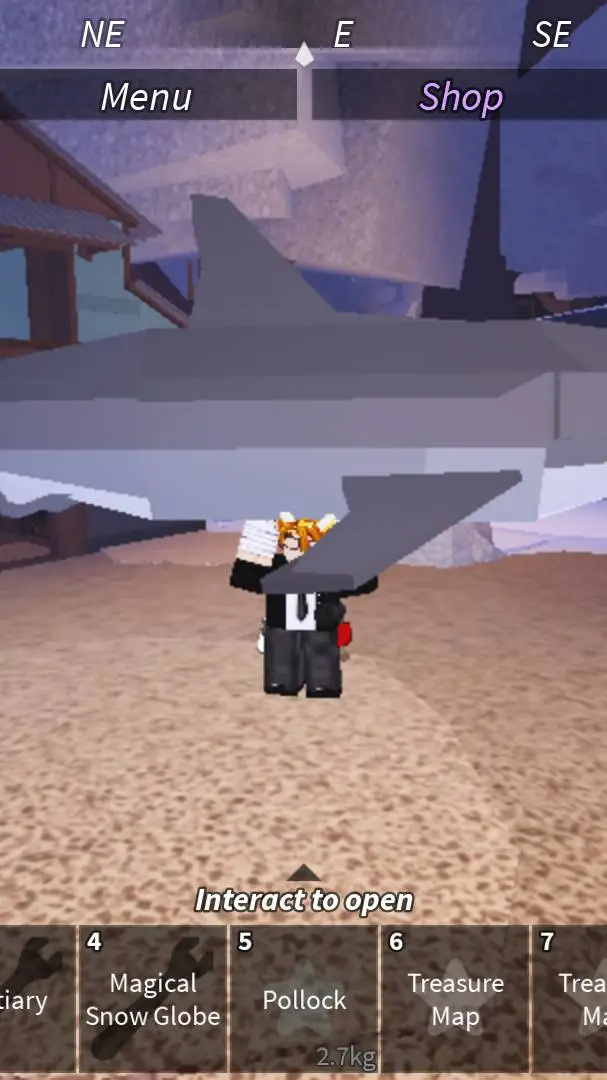 ai character: Fisch background