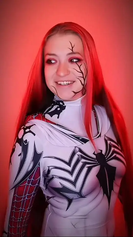 ai character: crazycae venomgirl background