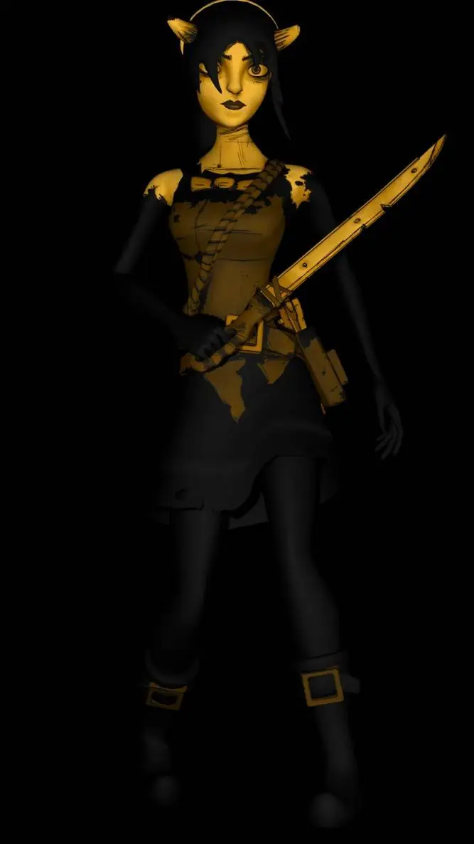 ai character: Allison Angel  background