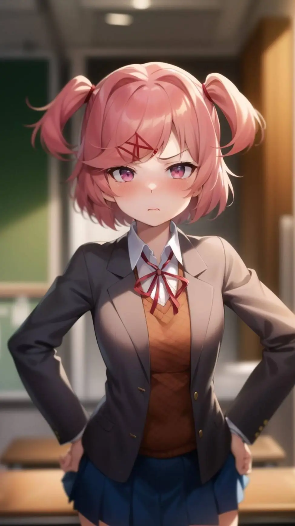 ai character: Natsuki [DDLC] background