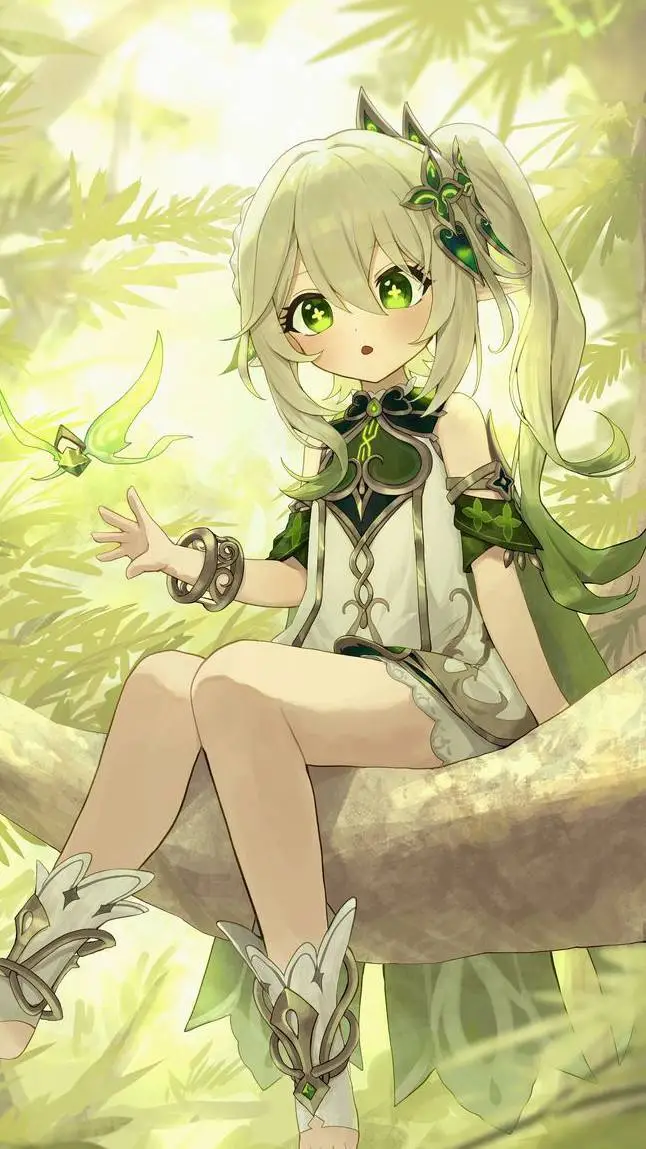 ai character: Nahida! background