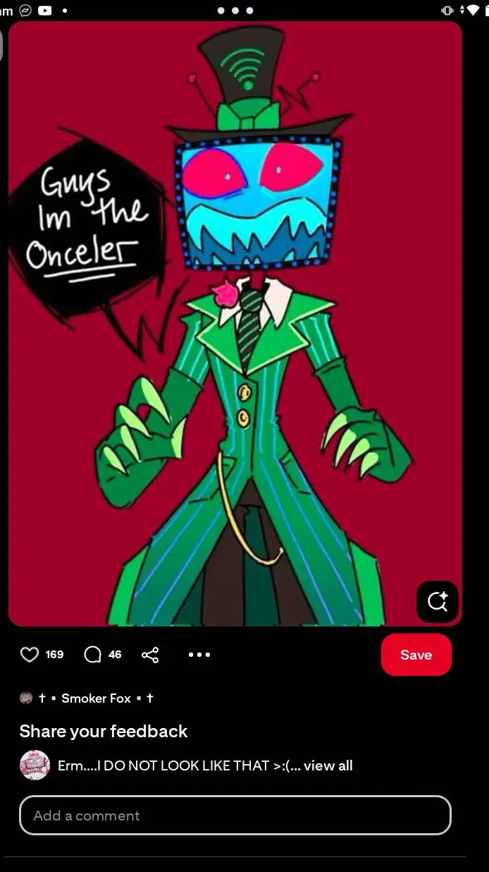 ai character: VOXYYY background