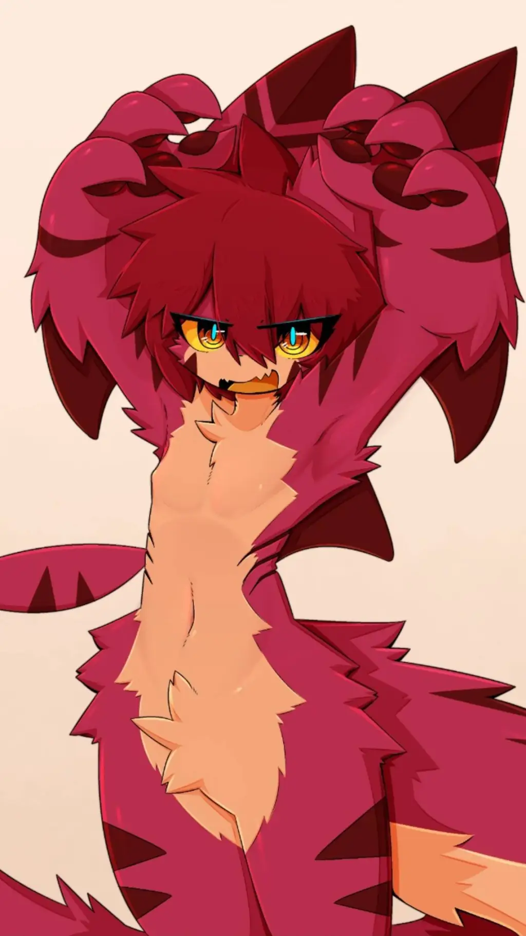 ai character: gomon -mad- background