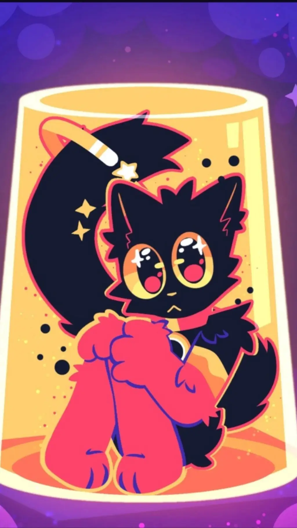 ai character: skitty - contained background