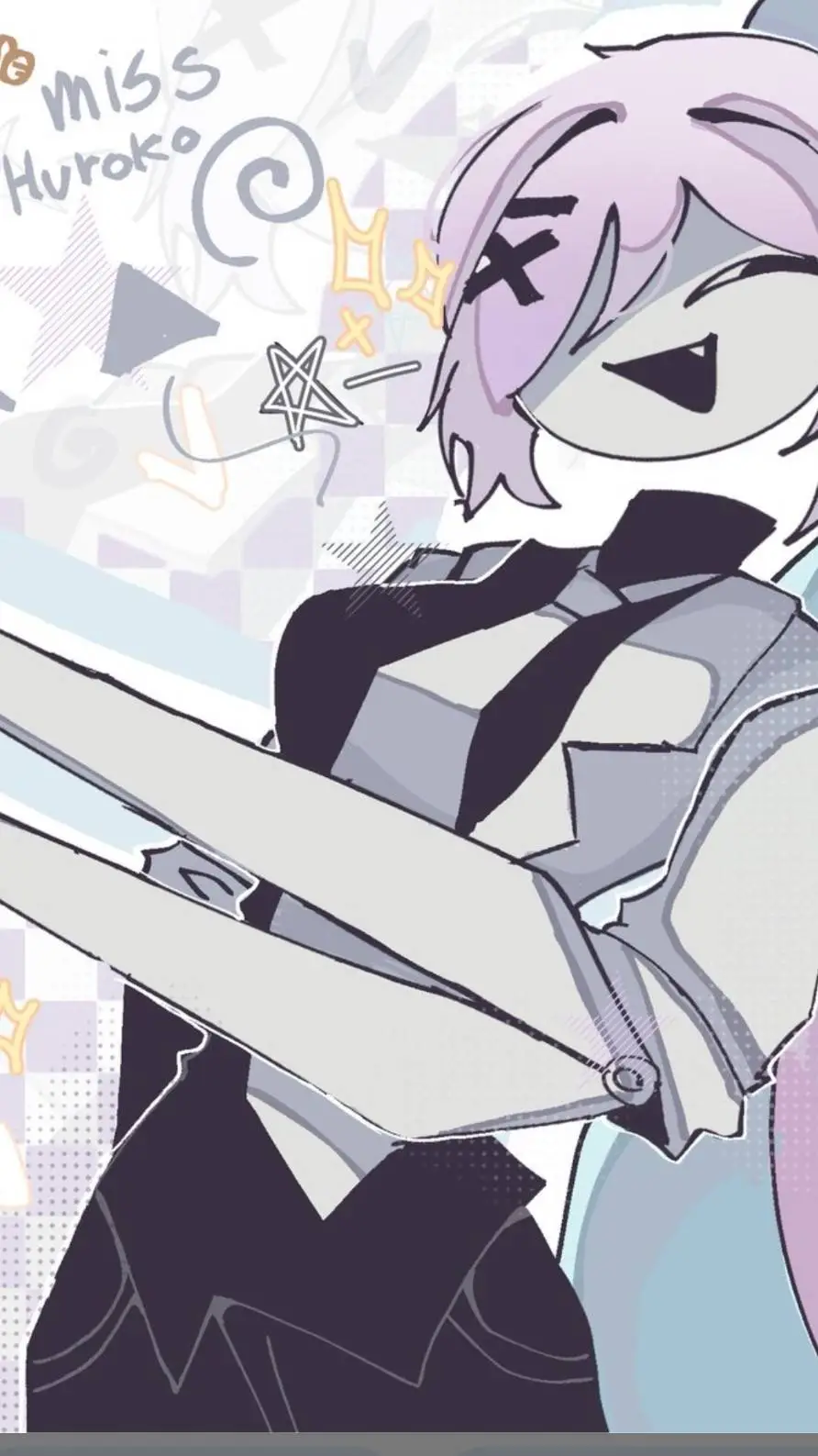 ai character: Miss Huroko! background