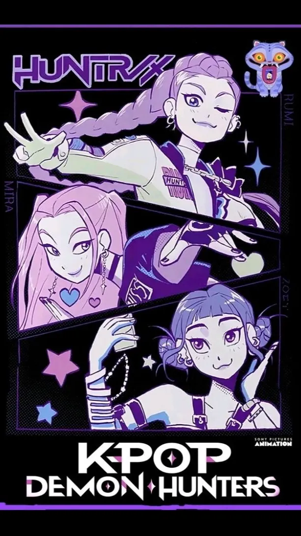 ai character: HUNTR/X background