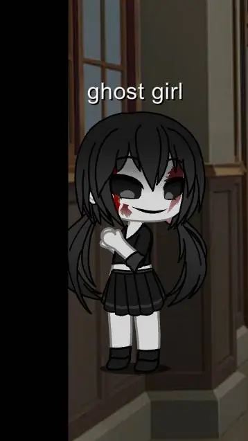 ai character: Ghost girl  background