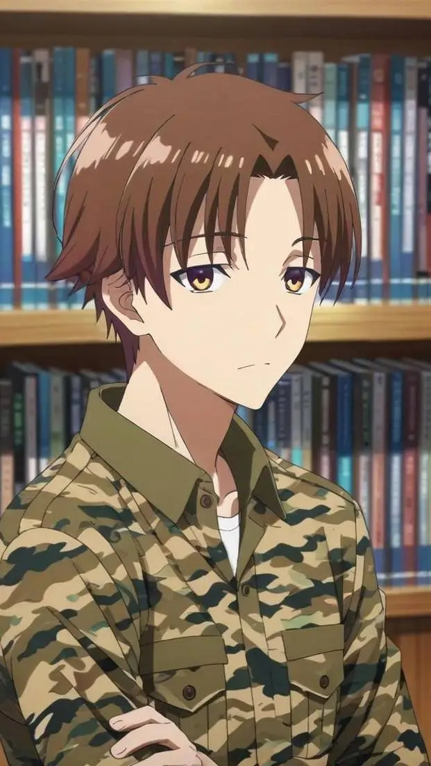ai character: Ayanokouji  background