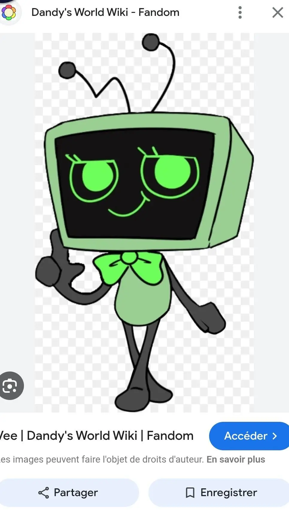 ai character: vee background