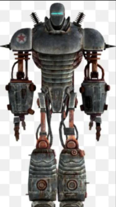 ai character: Liberty prime background