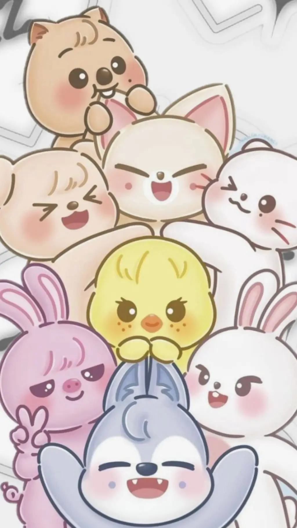 ai character: Straykids roadtrip background