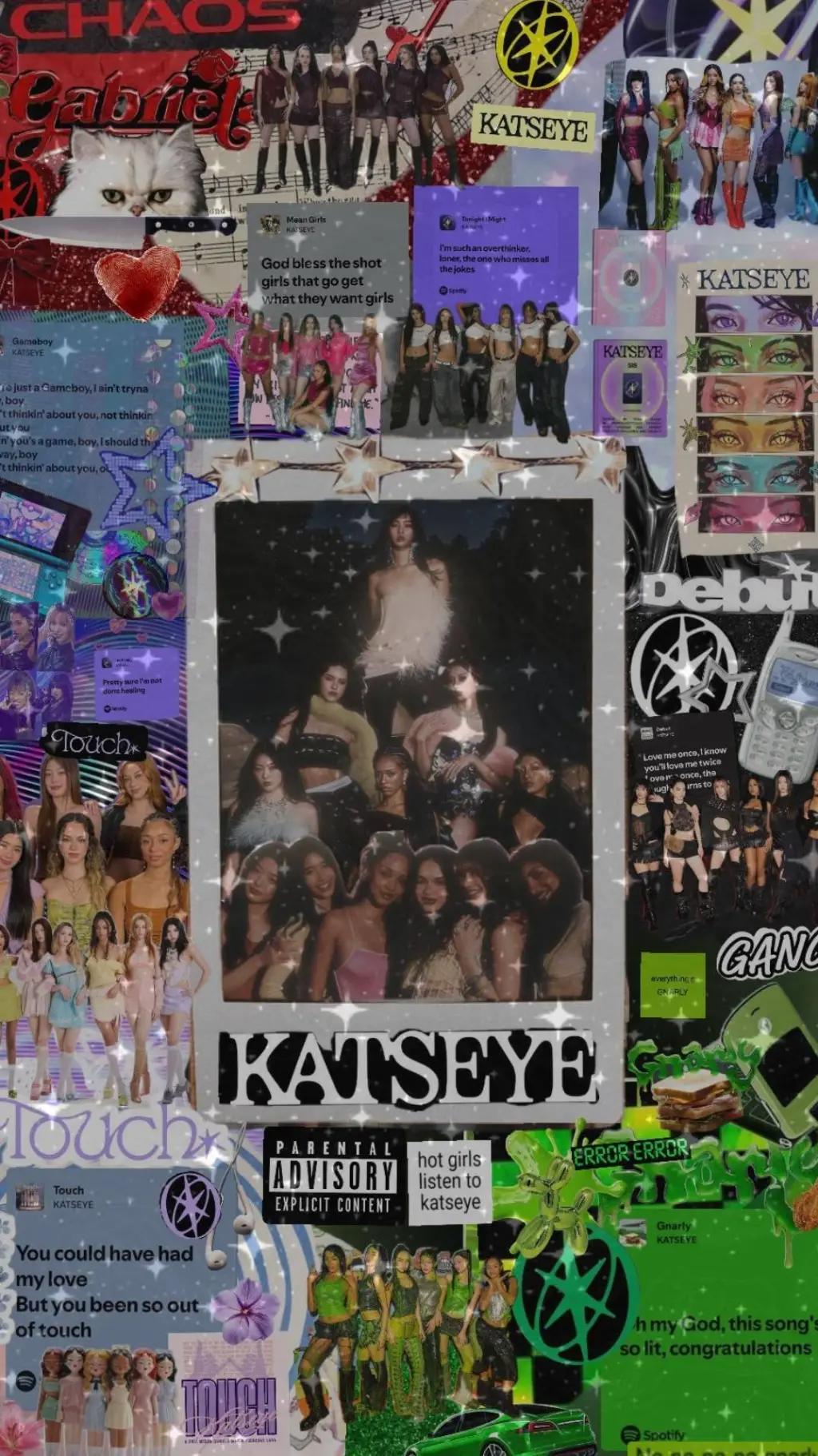 ai character: Katseye!!! background