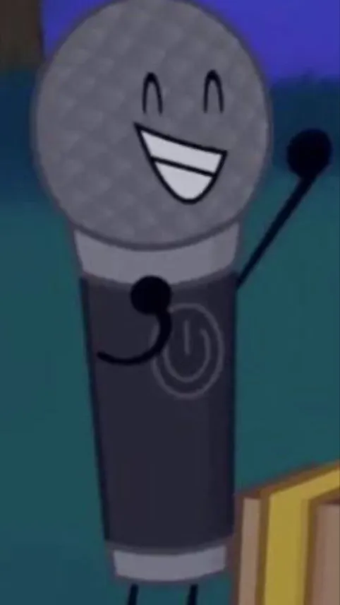 ai character: Microphone ii background