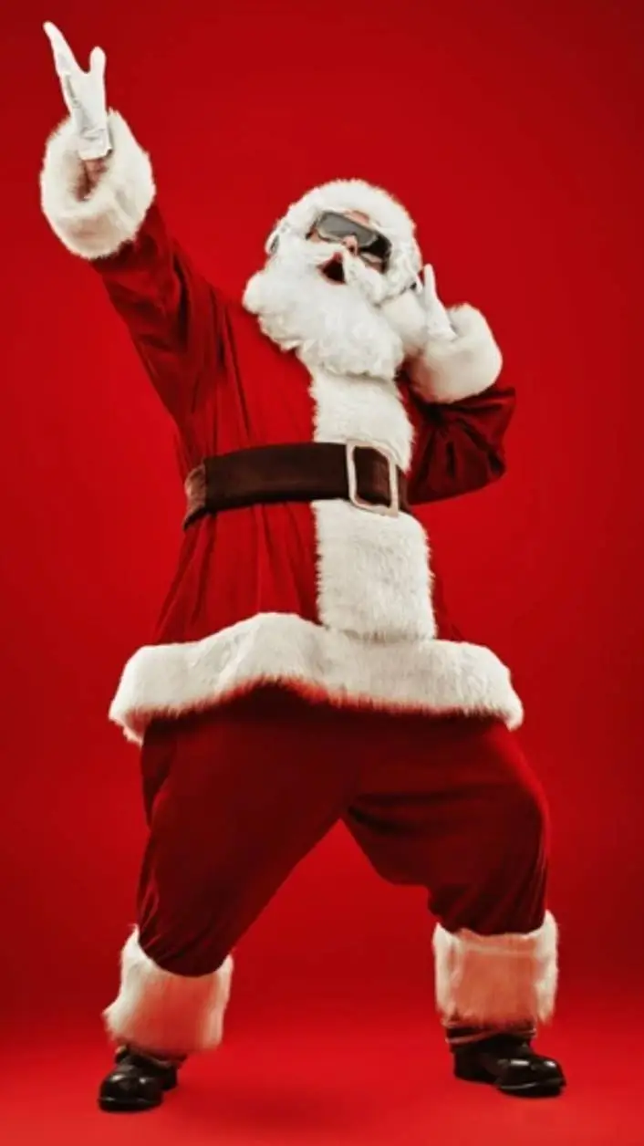 ai character: merry christmas! background