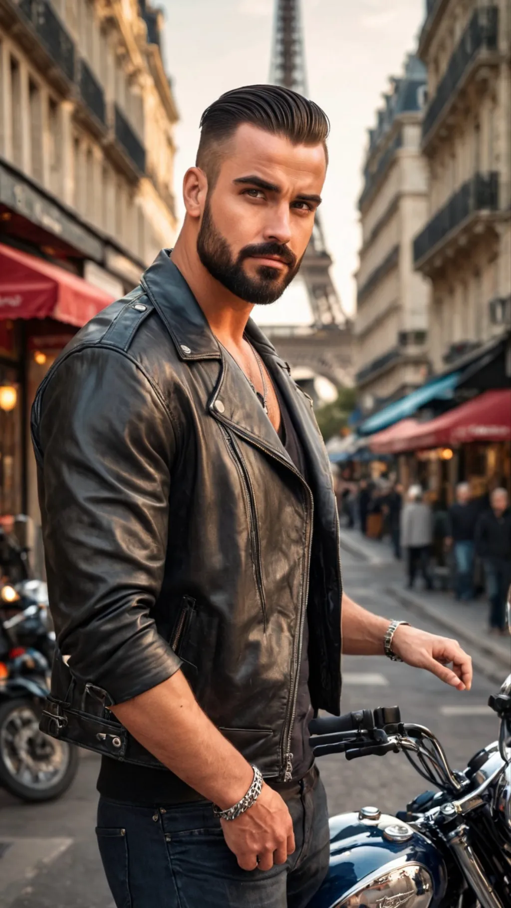 ai character: Damien background