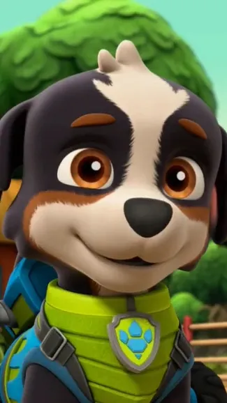 ai character: Rex (paw patrol) background
