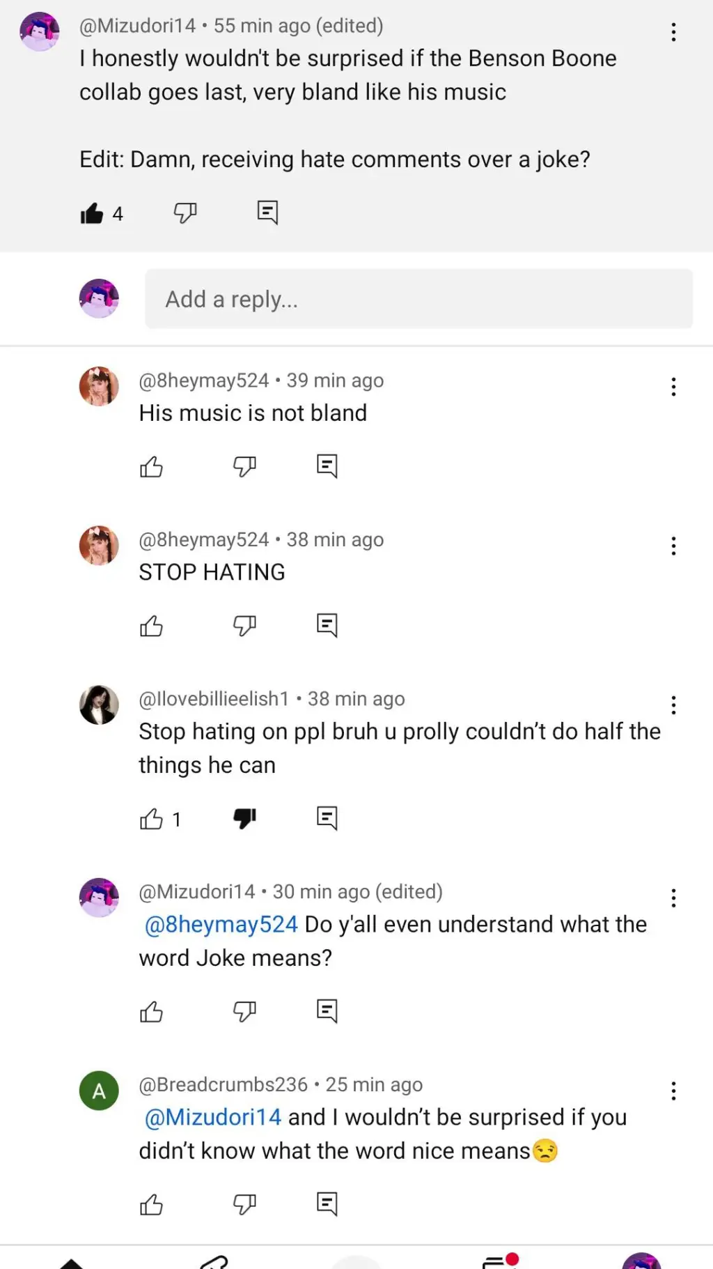 ai character: Exposing Haters 4 background