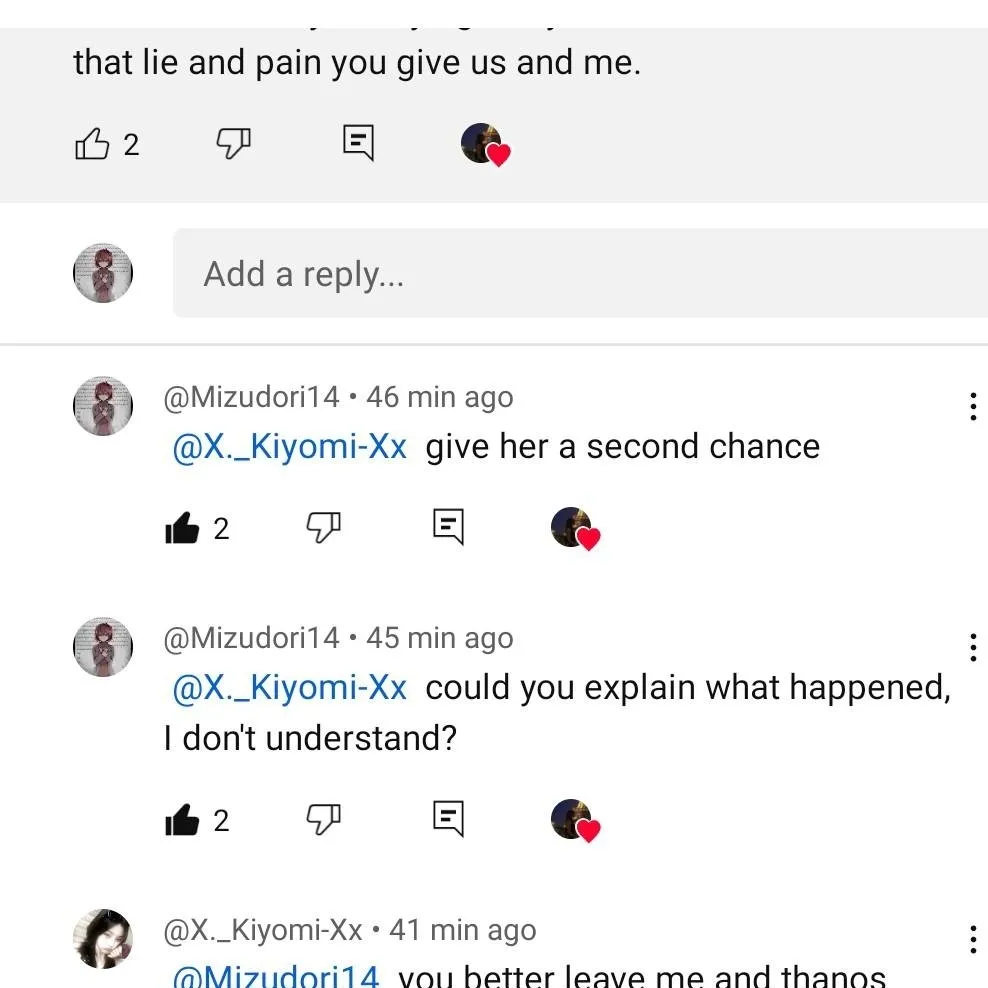 chat with ai character: Kiyomi and Thanos
