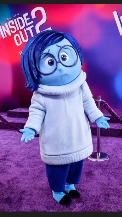 ai character: Sadness background