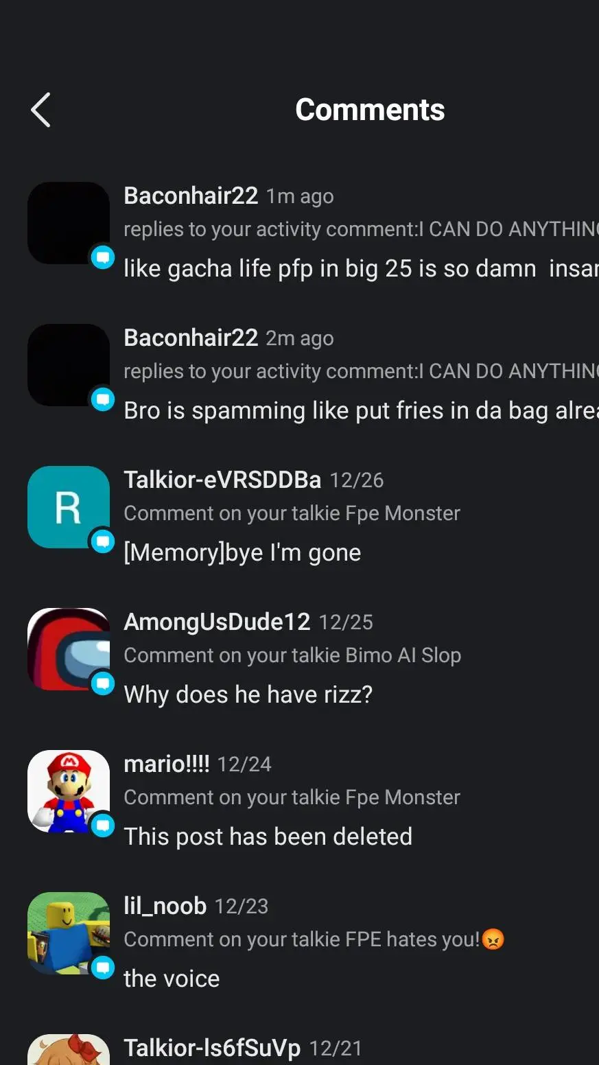 ai character: Exposing haters 25 background