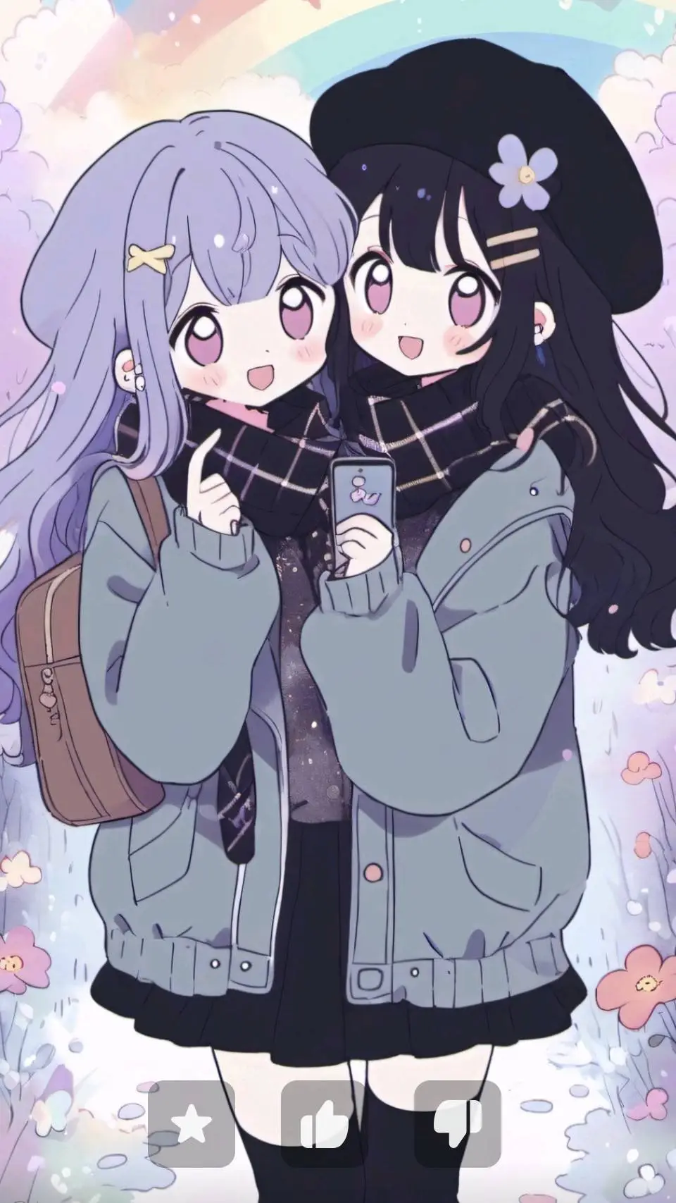 ai character: Adeline & rosemary background