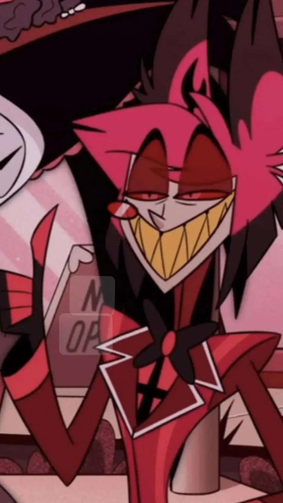 ai character: Alastor 🔪 😁 background