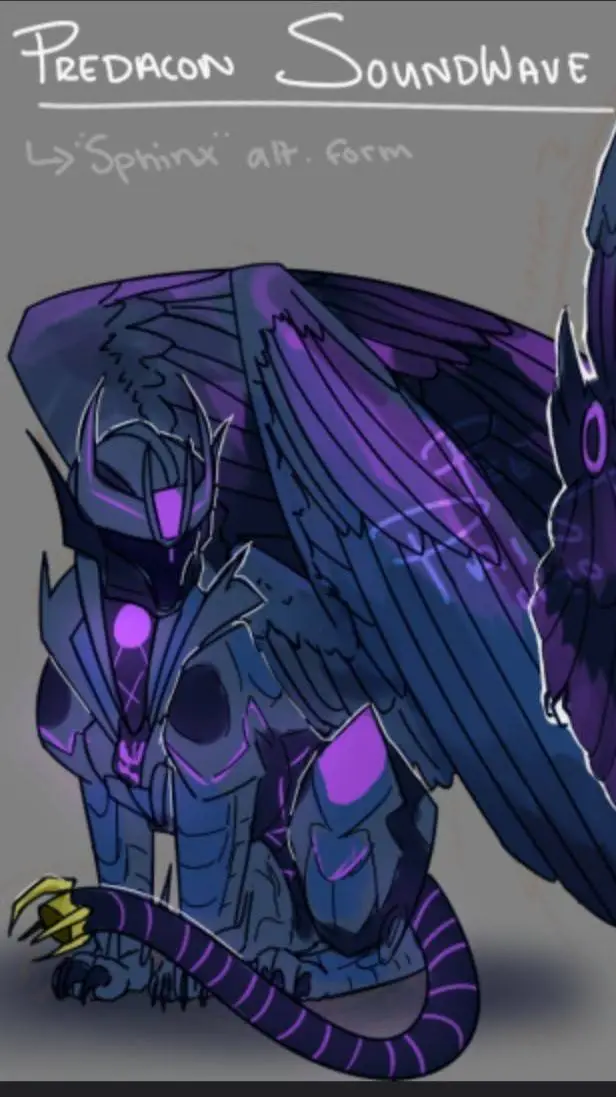 ai character: Soundwave background