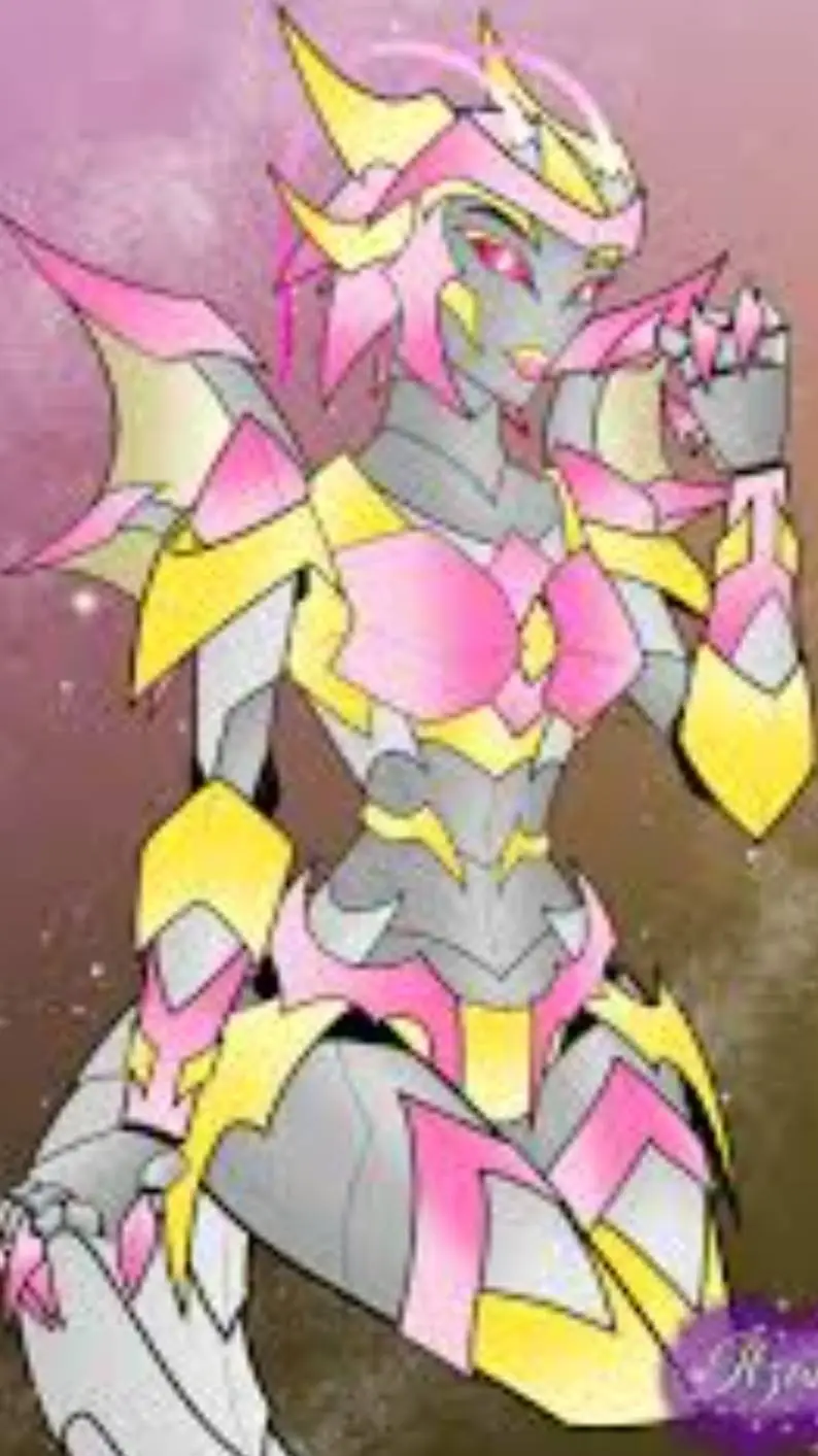 ai character: sunset background
