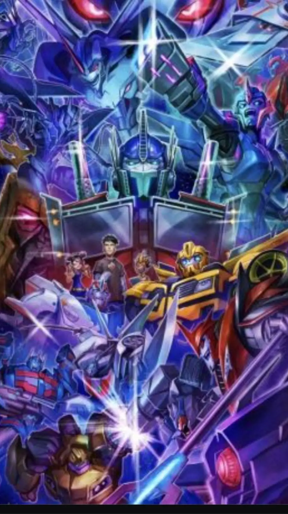 ai character: Transformers Prime background