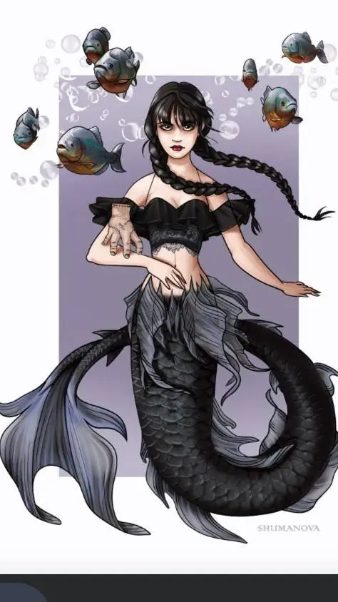 ai character: Wednesday siren background