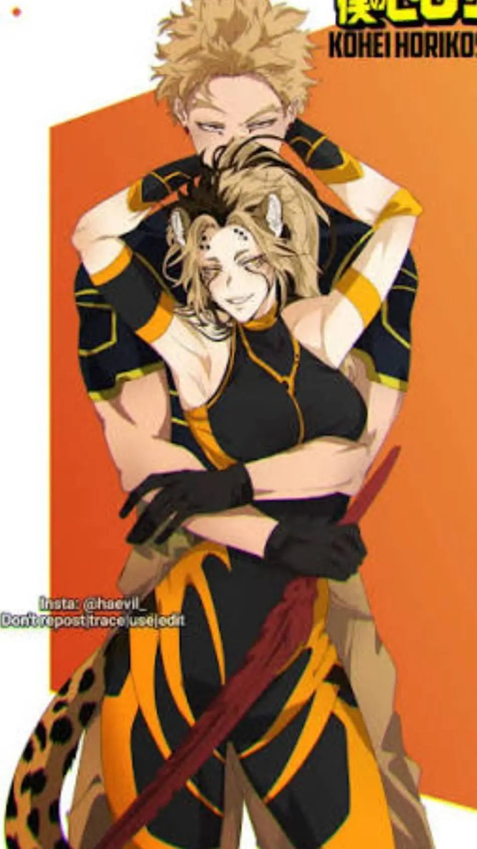 ai character: Hawks & Sokudo mha background