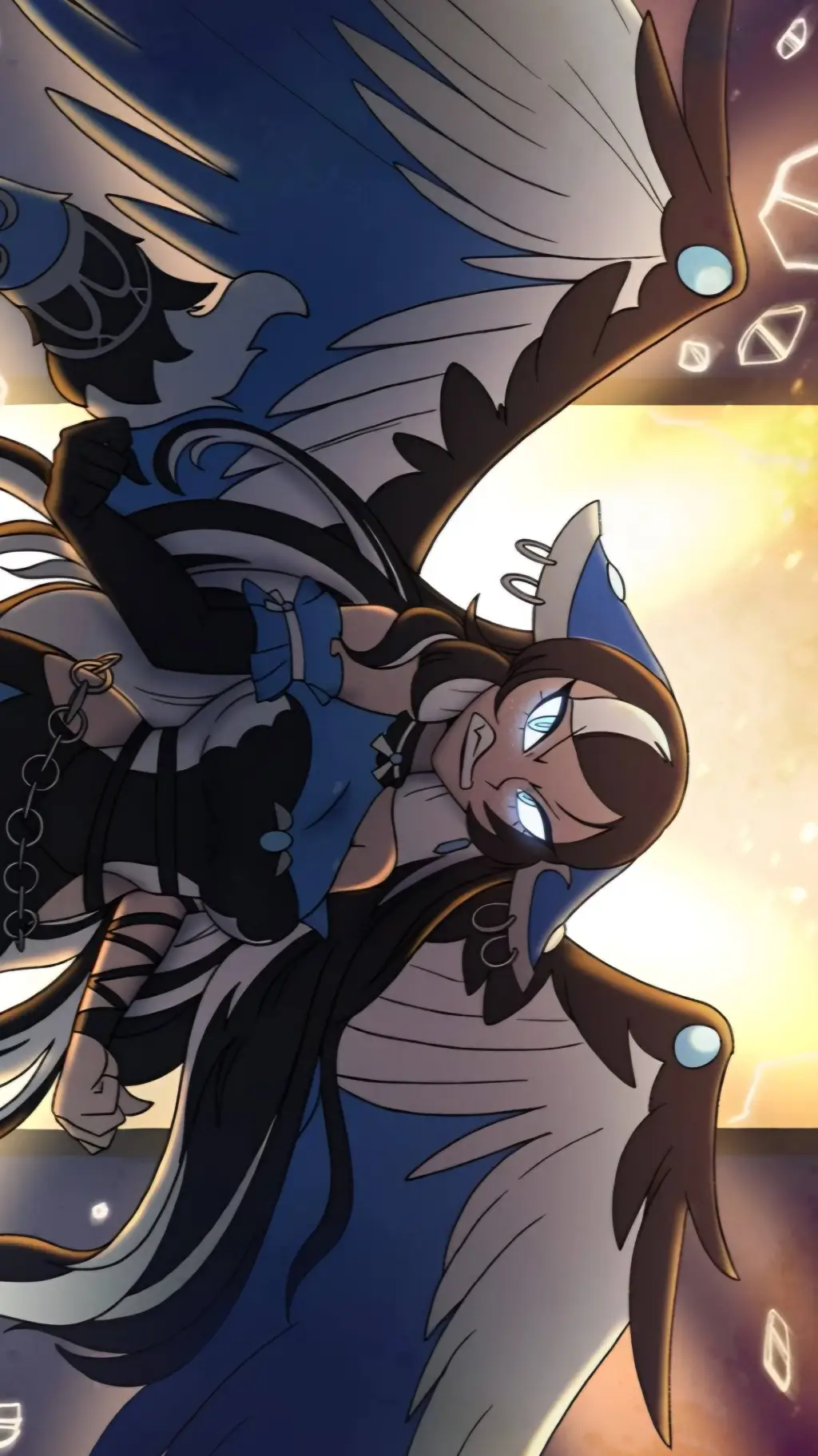 ai character: Fallen Angel HH background