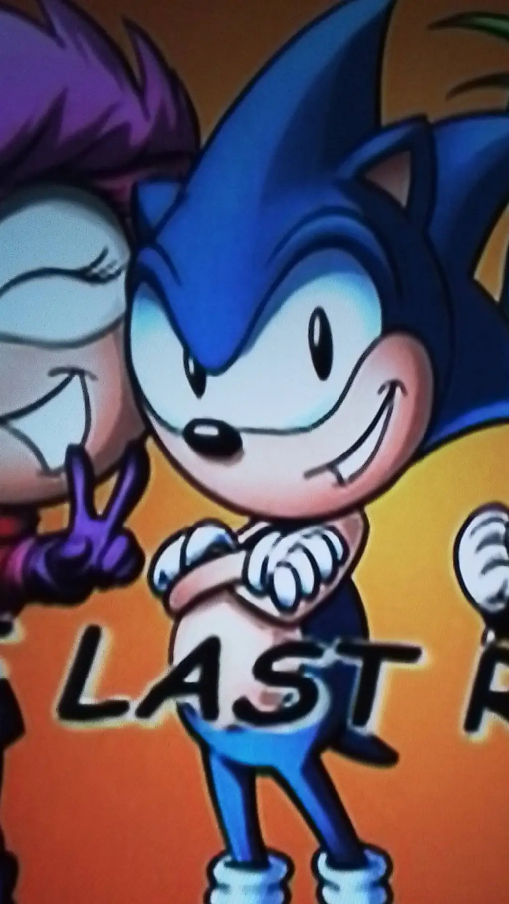 ai character: Sonic😥 background