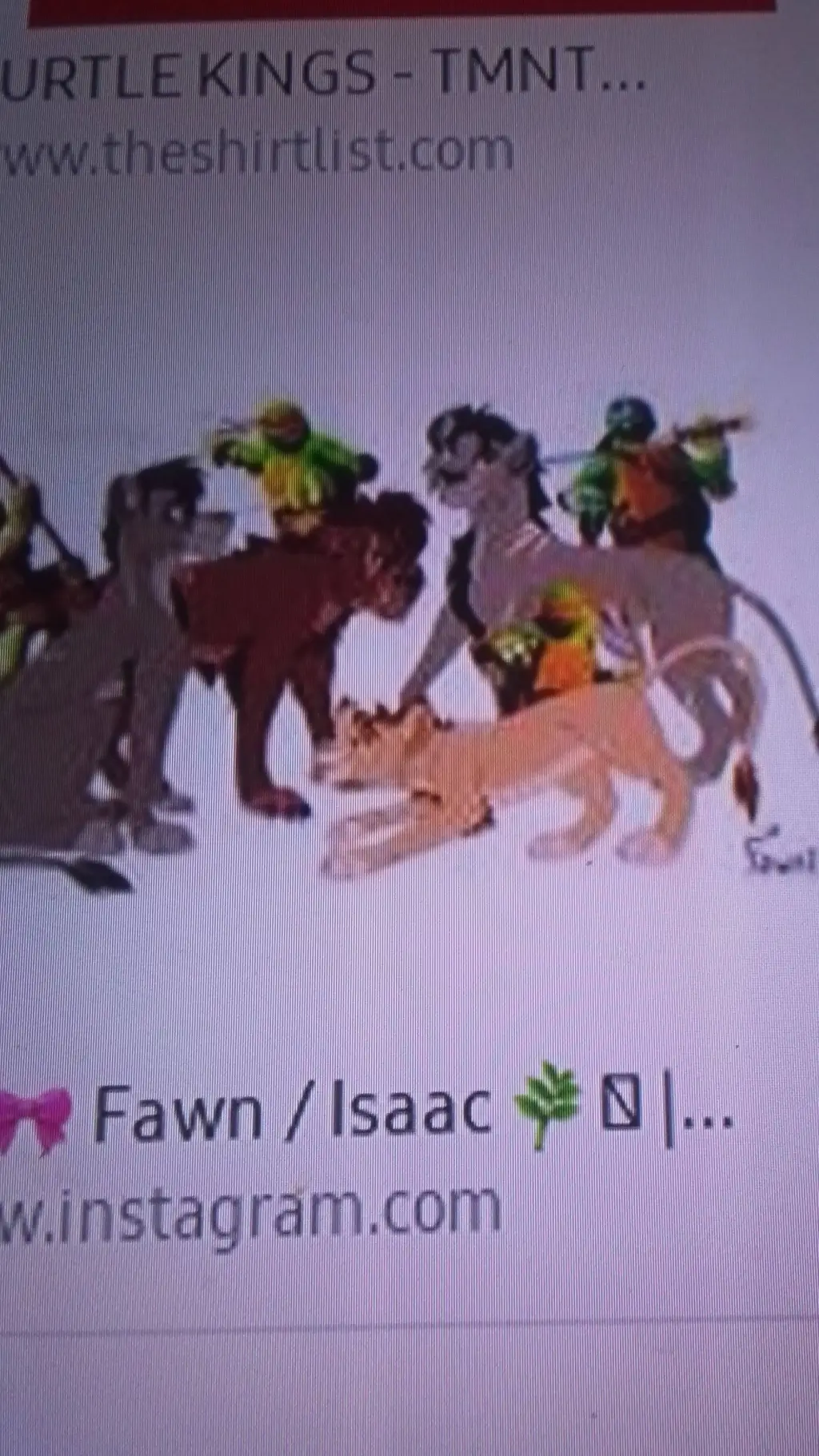 ai character: TMNT as Lions background