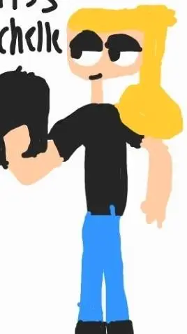 ai character: Miss Michelle  background