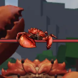 chat with ai character: Crab boss