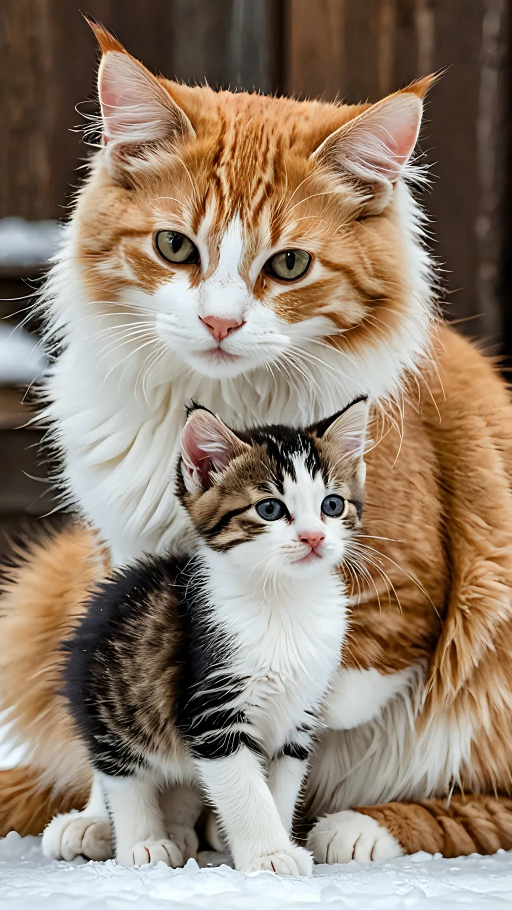 ai character: Cat mom background