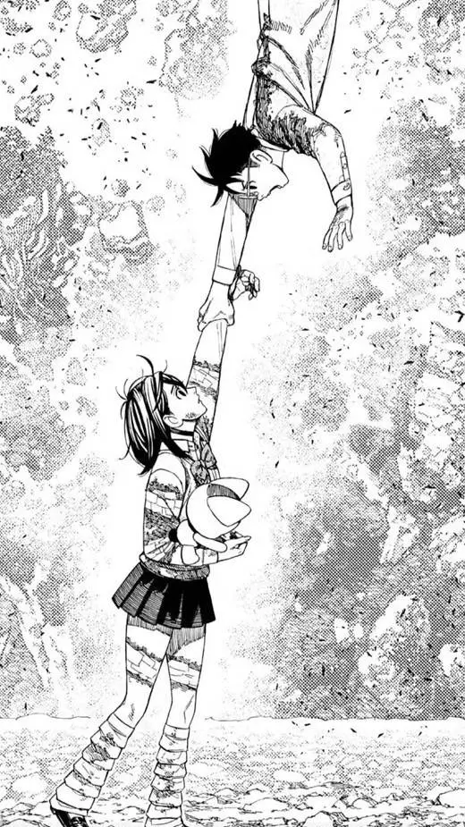 ai character: Okarun🤑🤑 background