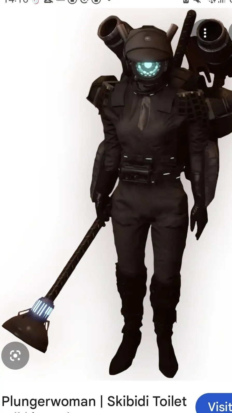 ai character: camerawoman  background