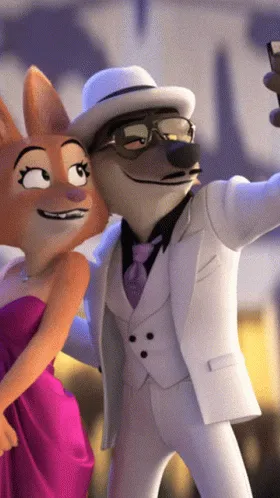 ai character: Mr wolf and Diane background