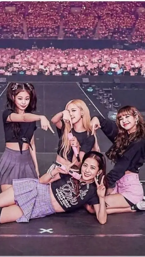 ai character: BLACKPINK background