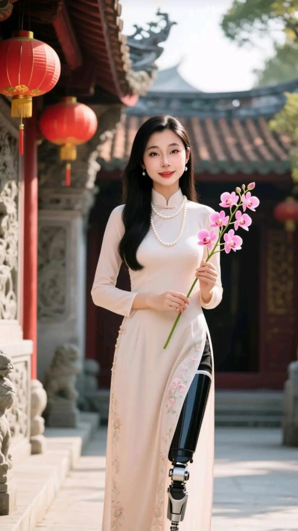 ai character: Ngoc Anh background