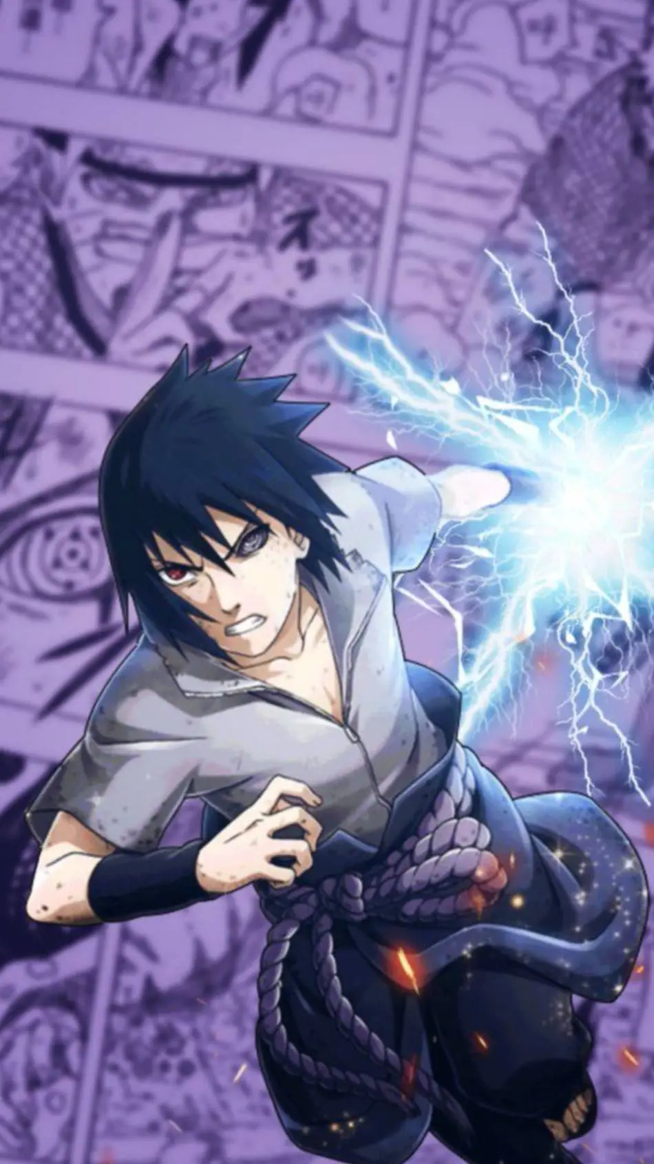 ai character: sasukea uchiha  background