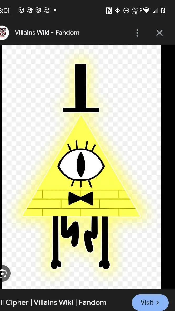 ai character: Bill cipher  background